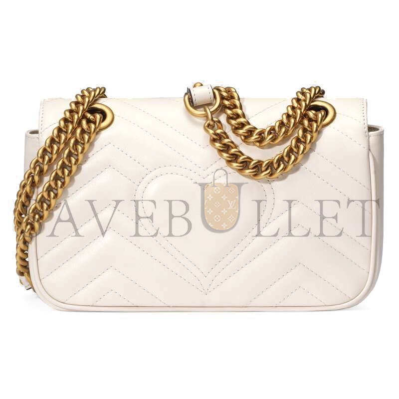 GUCCI GG MARMONT MATELASSÉ SMALL BAG 446744 (22*13*6cm)